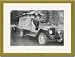 Gold Framed/Matted Print 17x23, Japanese Hearse for Okuma