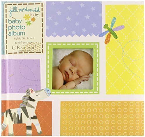 Jill McDonald Kids Slim Compact Journal Album for Photos, Alphabet Animals (Discontinued by Manufacturer) by Jill McDonald Kids