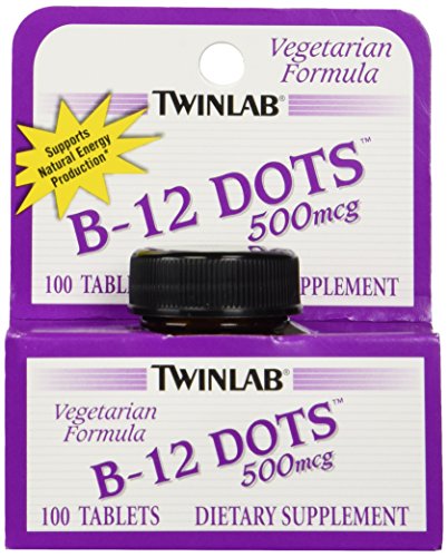 TwinLab - B-12 Dots, 500 mcg, 100 sublingual tablets
