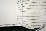 Bertoia Style Steel Wire Mesh Chair with Pad