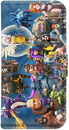 Smartphone Card slots Phone case Clash of Clans Premium PU Leather Wallet For iPod Touch 5 Smartphone Card slots case