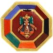 Terra-cotta Wall Hanging with Ganesh Statue on a Plate