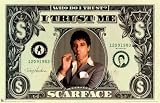 Scarface Money Al Pacino Movie Art Poster Print 22x34 Poster Print, 34x22 College Poster Print, 34x22