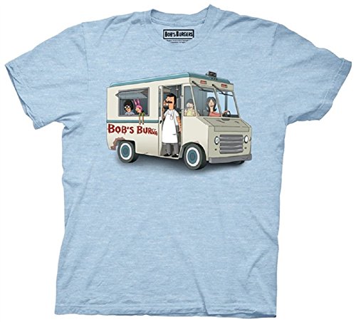 Bobs Burgers Food Truck Gang Mens T-shirt