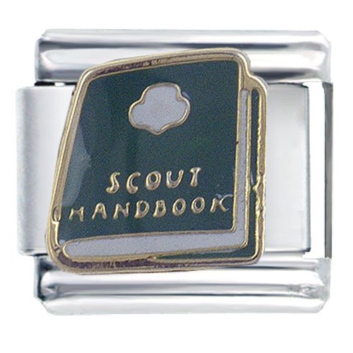 Girl Scout Handbook Italian Charms Bracelet Link