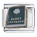 Girl Scout Handbook Italian Charms Bracelet Link