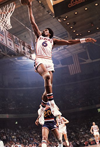 Dr. J Poster, Julius Erving, Philadelphia 76ers, Sixers, Basketball