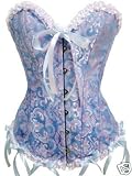 Sparkle Pretty in Pink Burlesque Corset Set