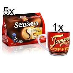 5x Klassisch Senseo Set mit Kaffeehausstyletasse ( Rot )