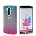 KCASE Gradient Slim Soft Gel TPU Silicone Back Case Cover For LG G3