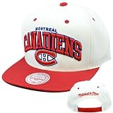 NHL Mitchell Ness Arch Throwback Logo Snapback Hat Cap Montreal Canadiens NZ95