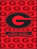 Georgia Bulldogs Logo College Collection Blanket