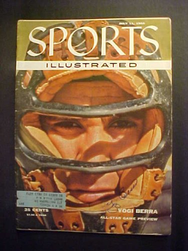 Yogi Berra New York Yankees Autographed July 11, 1955 Sports Illustrated Magazine