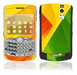 Colored Leaf Design Decal Skin Sticker for the BlackBerry Curve 8300 8310 8320 Cell Phone