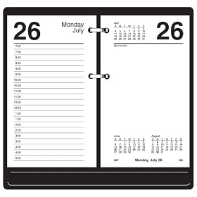 At-A-Glance One-Color Daily Desk Calendar Refill, 2010 Edition, 3.50 x 6 Inches, White Pages (E717-50)