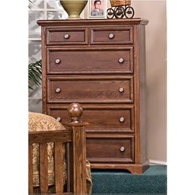 Kush Furniture 3066 Heritage 6 Drawer Chest in Medium Finish by Kush Furniture