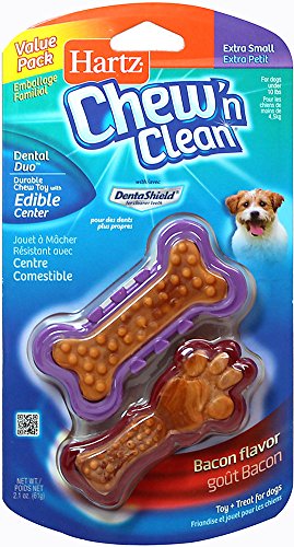 Hartz Chew 'n Clean Dental Duo 2 Pack, Extra Small Hartz Chew 'n Clean Dental Duo 2 Pack, Extra Small