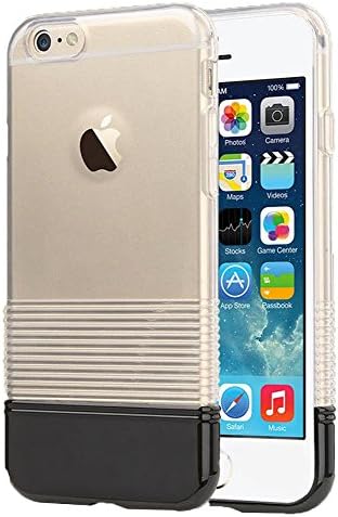 iPhone 6 Case, Clear Candy Pantone Thin Protective Case for Apple iPhone 6 4.7" (Black)