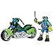 Teenage Mutant Ninja Turtles Mutating Quad Rotor Vehicle with Leonardo Vehicle