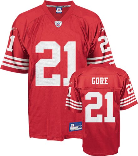 Frank Gore San Francisco 49ers Red Alternate NFL Replica Jersey - Medium