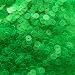 4mm Flat Round Sequin Paillettes ~ Transparent Fresh Green See-Thru ~ Loose Sequins for Embroidery,