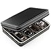 Amzdeal 8 Slot Zippered Traveler's Watch Bracelet Bangle Display Storage Case, Black