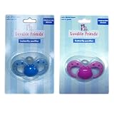 Butterfly Pacifier, Silicone, Pink by BabyVision