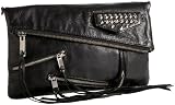 Rebecca Minkoff Biker Clutch,Black,one size