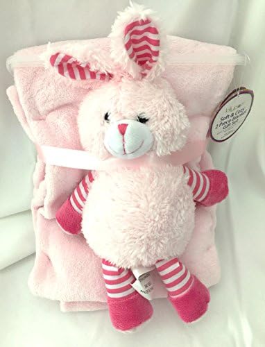 Lollypop Two Piece Bunny and Blanket Gift Set