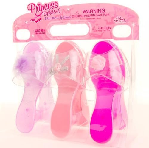 Princess Expressions 3 Pair Dress Up Shoes
