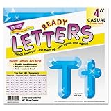 TREND T79942 - Ready Letters Gems Letter Combo Pack, Blue Gem, 4h, 199/Set