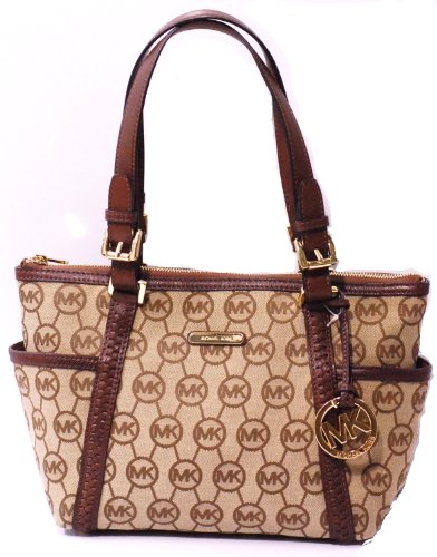 Michael Kors Whipped MD Top Zip Tote BG/EBY/MOCHA
