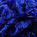 Pack of 1000 Silk Rose Petals, Artificial Flowers for Decoration Wedding Party (Royal Blue)