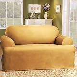 Cotton Duck Slipcover Collection - Soft Gold