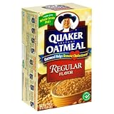 Quaker Instant Oatmeal Regular, 12-Count Boxes (Pack of 4)
