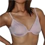 Womens Pure Light Purple Padless Underwire Bra (Size: 36B)