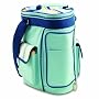 Picnic Time Meritage Insulated Triangular Wine and Cheese Tote, St. Tropez