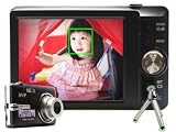 SVP Slim Xthinn-8363 Black 10MP Max 3x Optical Zoom 3 LCD Digital Camera (Tripod included)
