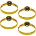 Power Rangers Rubber Wrist Band Party Favor (4 count)