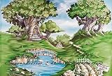 Storybook Hollow C819 Wall Mural