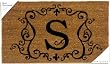Monogram Coir Doormat Insert - S Monogram Coir Doormat Insert - S