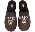Adelheid Pantoffel Platzhirsch - rindenbraun