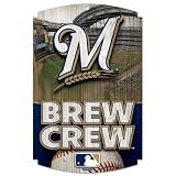WinCraft Milwaukee Brewers Crew Wood Sign