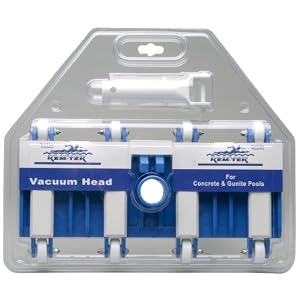 Kem-Tek 140-3 8-Wheel In-ground Vacuum Head Pool and Spa Accessories by Kem-Tek