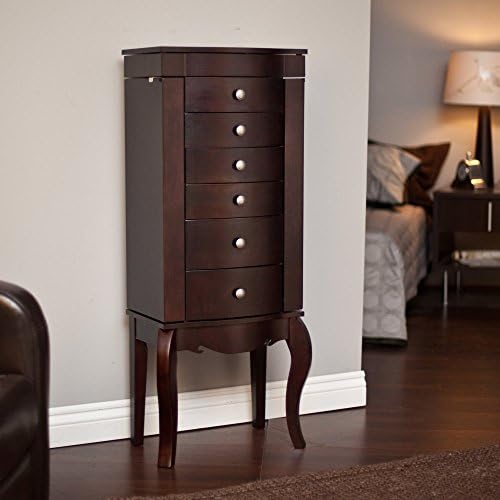 Finley Home Waterford Jewelry Armoire - Merlot