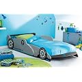 Autobett GP silber grau F1 Bett Formel 1 Kinderbett