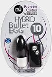 Remote Control Wireless 10 Function Hybrid Bullet Egg (Black) Remote Control Wireless 10 Function Hybrid Bullet Egg (Black)