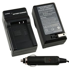 eForCity DB-L80 Charger for Sanyo VPC-CG10 VPC-CG10GX VPC-X1200