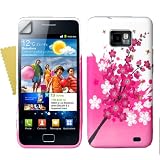 Neues Qualität Weiß Und Rosa Blumen Muster Silikon Gel Schutzhülle Für Samsung Galaxy S2 I9100 Mit Frei Displayschutz Von Yousave
