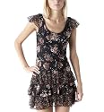 Promod Volant-Kleid mit Spitze